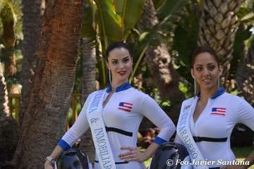 Yanira López, Primera Dama del Carnaval de Maspalomas 2109, también es de Telde (Foto Antonio Alí/Francisco Javier Santana y TA)